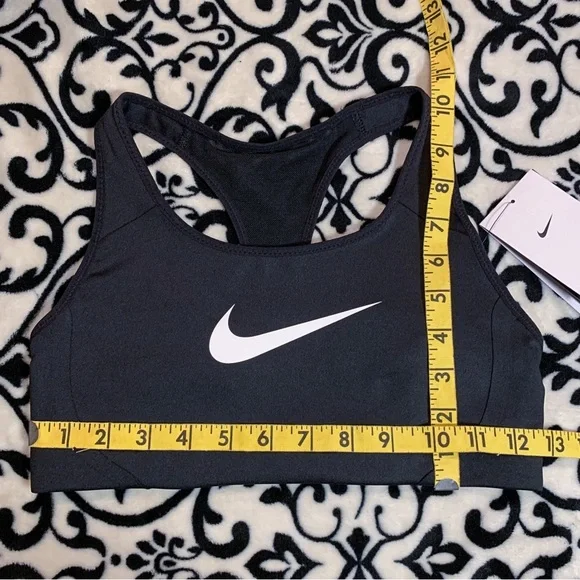 nwt Nike Swoosh Women's Black Sports Bra Size Small - Picture 10 of 14